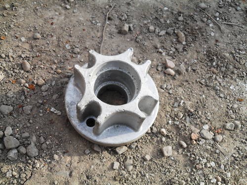 Jcb front pulley extension - pulley,