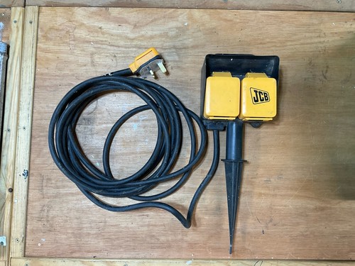 Jcb double plug socket - double,